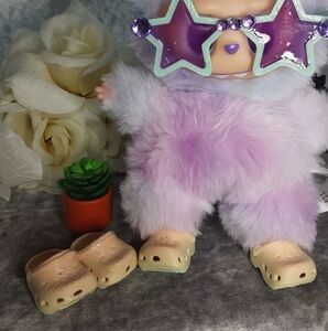 Handmade Croc Shoes For 17mm Plush Dolls Like Labubu or Lafufu